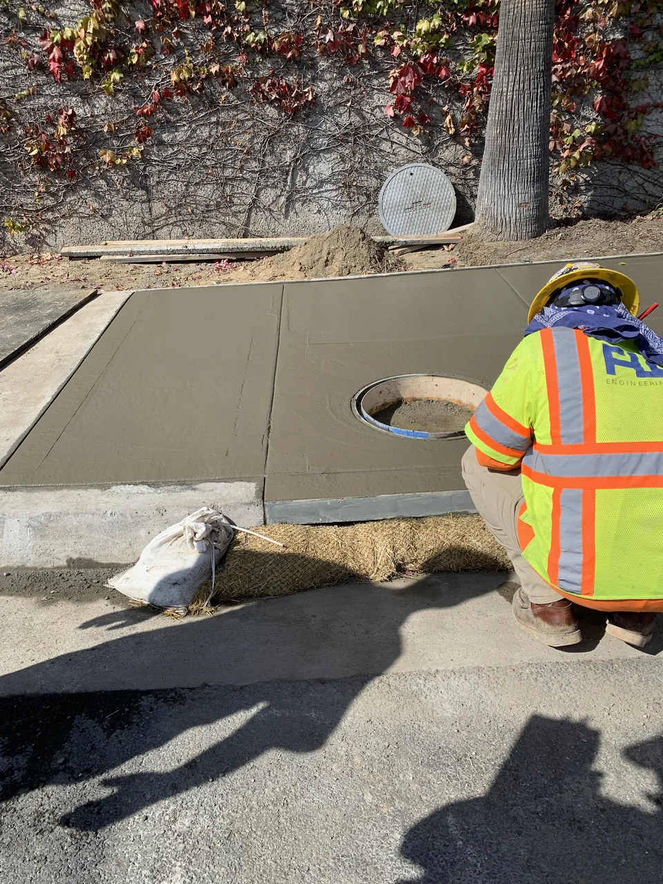 Retaining Wall & RCP Pipe Repair