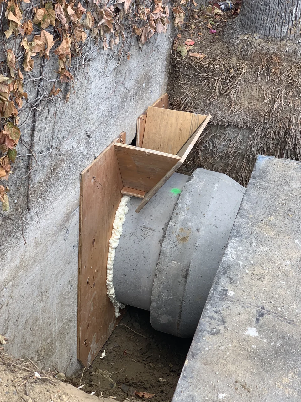 Retaining Wall & RCP Pipe Repair